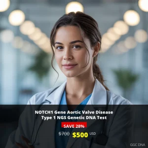 NOTCH1 Gene Aortic Valve Disease Type 1 NGS Genetic DNA Test - $500 USA | Comprehensive Genetic Testing for Heart Valve Conditions
