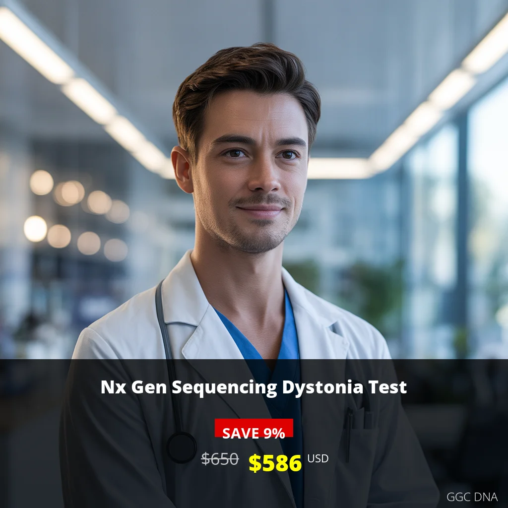 Nx Gen Sequencing Dystonia Test $586 USD | Comprehensive Genetic Testing for Movement Disorders in USA