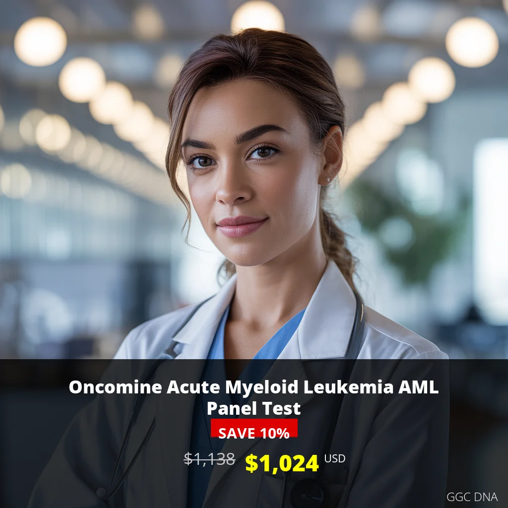 Oncomine Acute Myeloid Leukemia AML Panel Test - $1024 USD | Comprehensive Genetic Testing for AML Diagnosis & Treatment | USA
