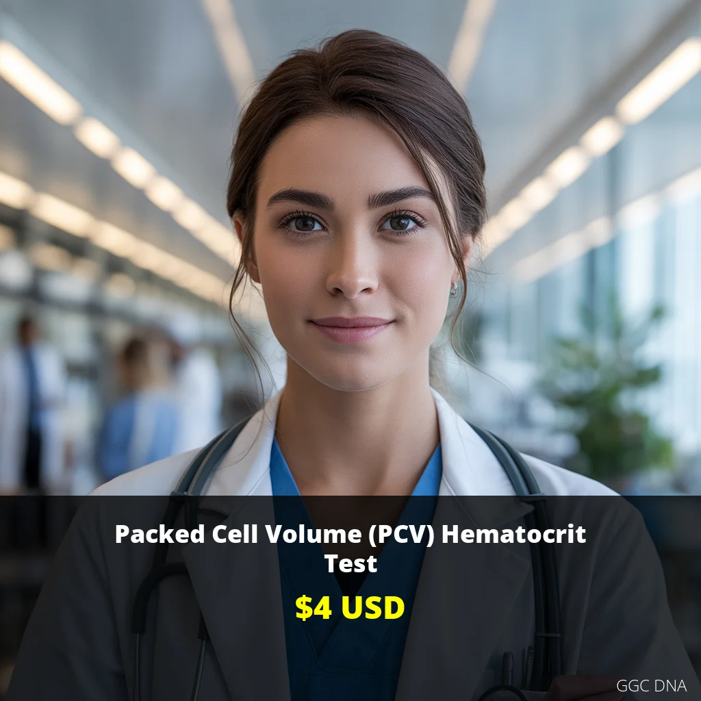 Packed Cell Volume PCV Hematocrit Test USA - $4 | Comprehensive Blood Analysis for Anemia Detection