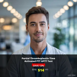 Partial Thromboplastin Time Activated PTT APTT Test - $14 USD | Comprehensive Coagulation Testing USA