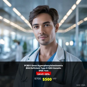 PCBD1 Gene Hyperphenylalaninemia BH4 Deficient Type D NGS Genetic DNA Test - $500 USA | Comprehensive Genetic Testing for Metabolic Disorders