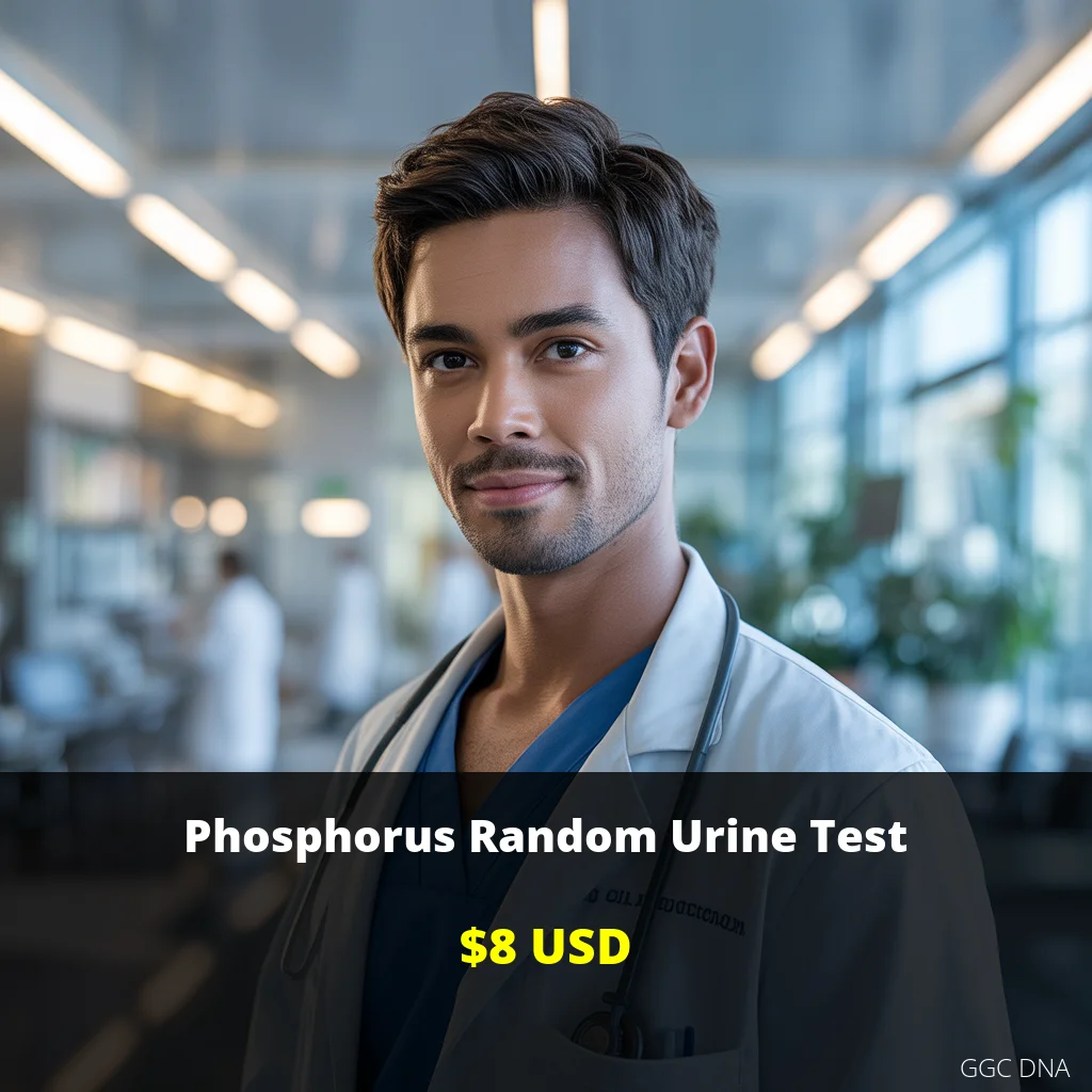 Phosphorus Random Urine Test USA - $8 | Kidney & Bone Health Screening | GGC DNA