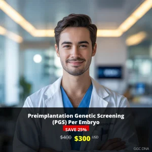 Preimplantation Genetic Screening PGS Per Embryo Test USA - $300 USD | Comprehensive Genetic Testing for IVF Embryos