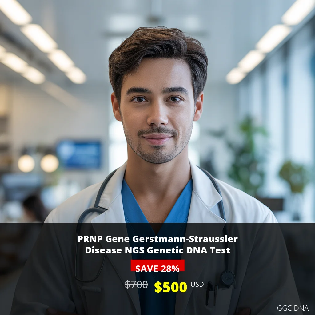 PRNP Gene Gerstmann-Straussler Disease NGS Genetic DNA Test USA - $500 USD | Comprehensive Neurological Genetic Testing