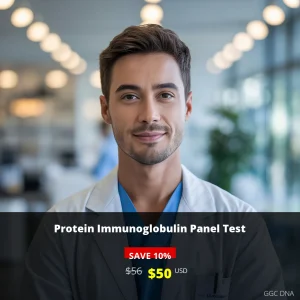 Protein Immunoglobulin Panel Test USA - $50 USD | Comprehensive Immune System Analysis | Same Day Results Available