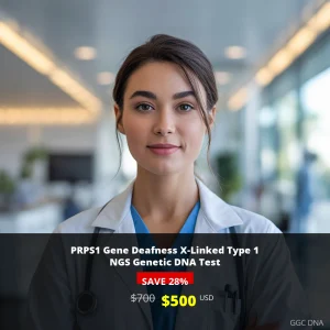 PRPS1 Gene Deafness X-Linked Type 1 NGS Genetic DNA Test USA - $500 USD | Comprehensive Genetic Testing for Hereditary Hearing Loss
