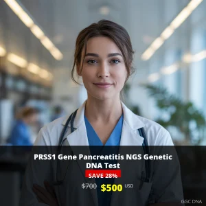 PRSS1 Gene Pancreatitis NGS Genetic DNA Test USA - $500 USD | Hereditary Pancreatitis Testing