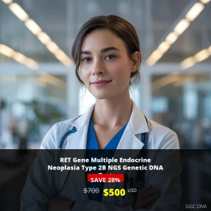 RET Gene Multiple Endocrine Neoplasia Type 2B NGS Genetic DNA Test USA $500 | Comprehensive Cancer Screening