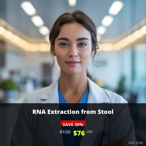 RNA Extraction from Stool Test | $76 USD | Comprehensive Gut Health Analysis | USA