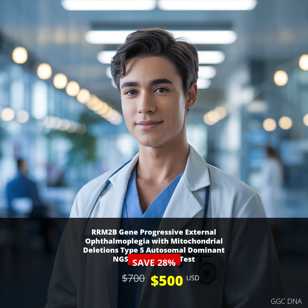 RRM2B Gene Progressive External Ophthalmoplegia Test | $500 USD | USA | NGS Genetic Testing for Mitochondrial Disorders