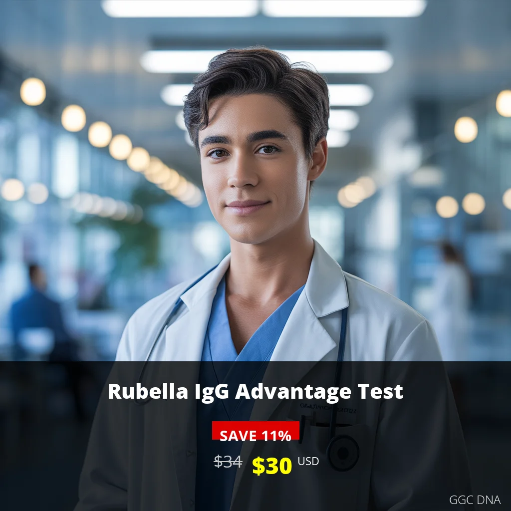Rubella IgG Advantage Test USA - $30 Discount Price | Rubella Immunity Testing | GGC DNA