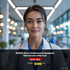 RUNX2 Gene Cleidocranial Dysplasia NGS Genetic DNA Test USA $500 | Comprehensive Genetic Testing for Bone Development Disorders