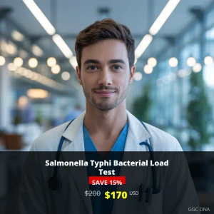 Salmonella Typhi Bacterial Load Test USA - $170 USD | Typhoid Fever Detection & Diagnosis