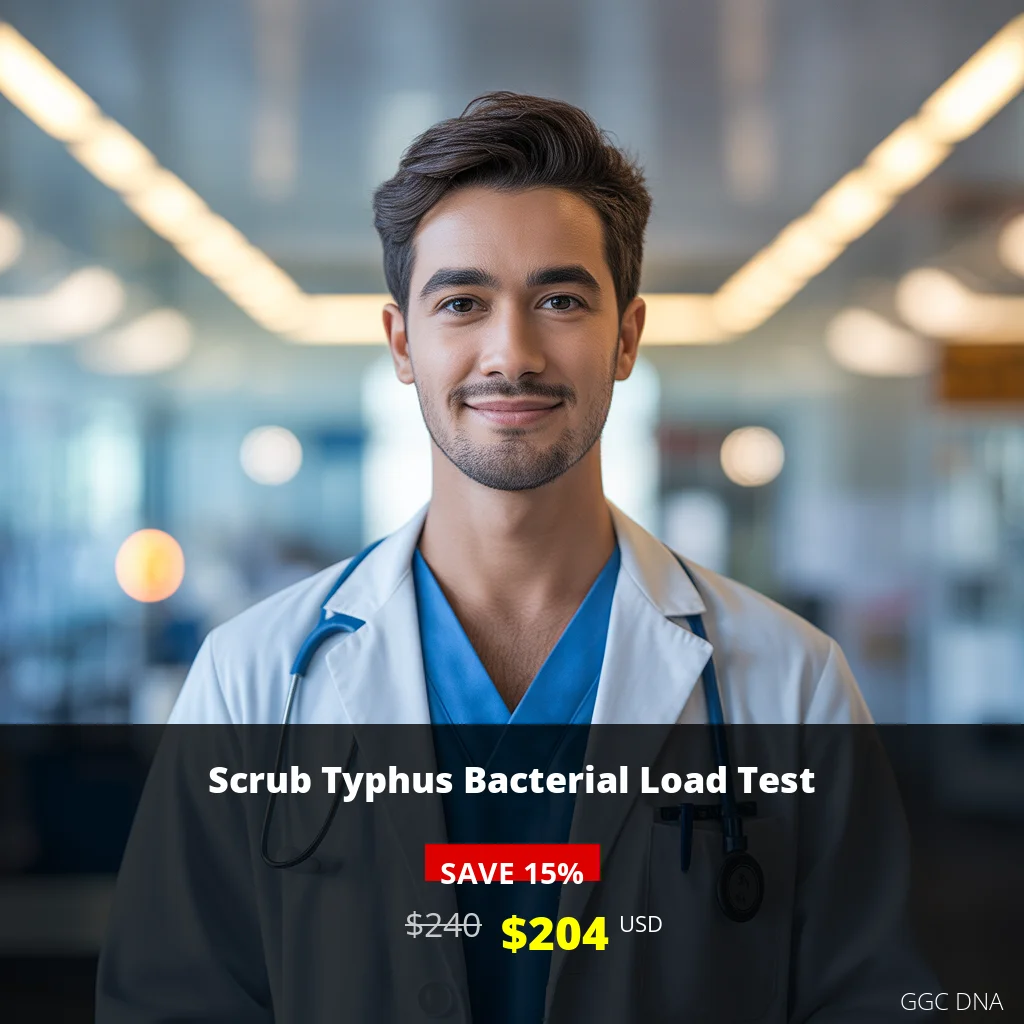 Scrub Typhus Bacterial Load Test USA - $204 | Accurate PCR Detection & Diagnosis