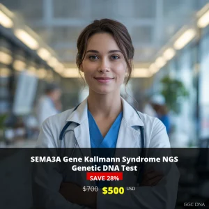SEMA3A Gene Kallmann Syndrome NGS Genetic DNA Test USA $500 | Comprehensive Genetic Testing for Hormonal Disorders