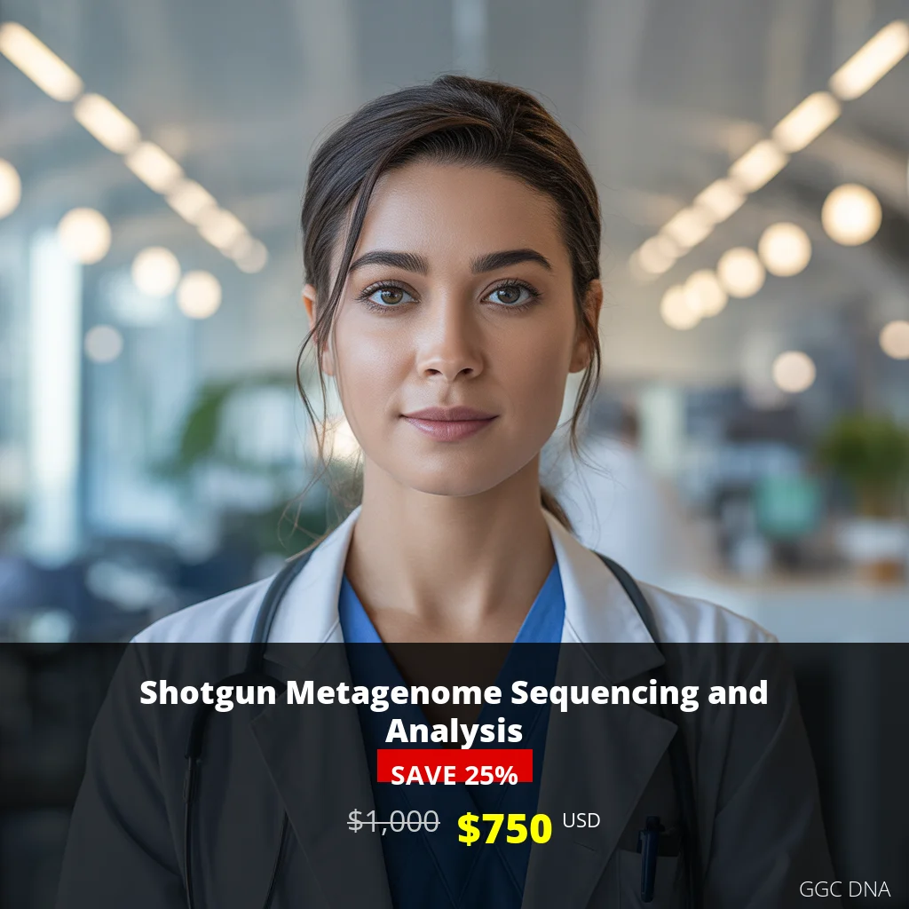 Shotgun Metagenome Sequencing and Analysis Test - $750 USD | Comprehensive Microbiome Testing USA
