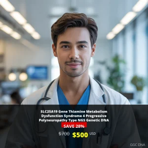 SLC25A19 Gene Thiamine Metabolism Dysfunction Syndrome 4 Progressive Polyneuropathy Type NGS Genetic DNA Test - $500 USA | Comprehensive Neurological Genetic Testing