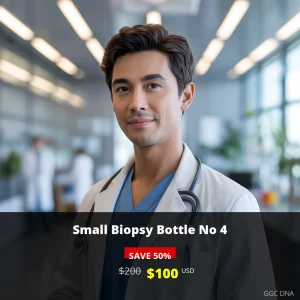 Small Biopsy Bottle No 4 Test - $100 USD | Histopathology Analysis | USA Locations