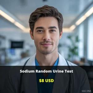 Sodium Random Urine Test USA - $8 USD | Electrolyte Balance Testing | GGC DNA