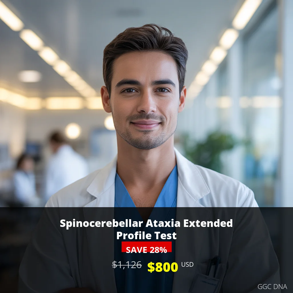 SCA Spinocerebellar Ataxia Extended Profile Test USA - $800 USD | Comprehensive Genetic Testing for Ataxia Disorders