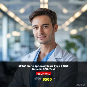 SPTA1 Gene Spherocytosis Type 3 NGS Genetic DNA Test - $500 USA | Hereditary Hemolytic Anemia Testing