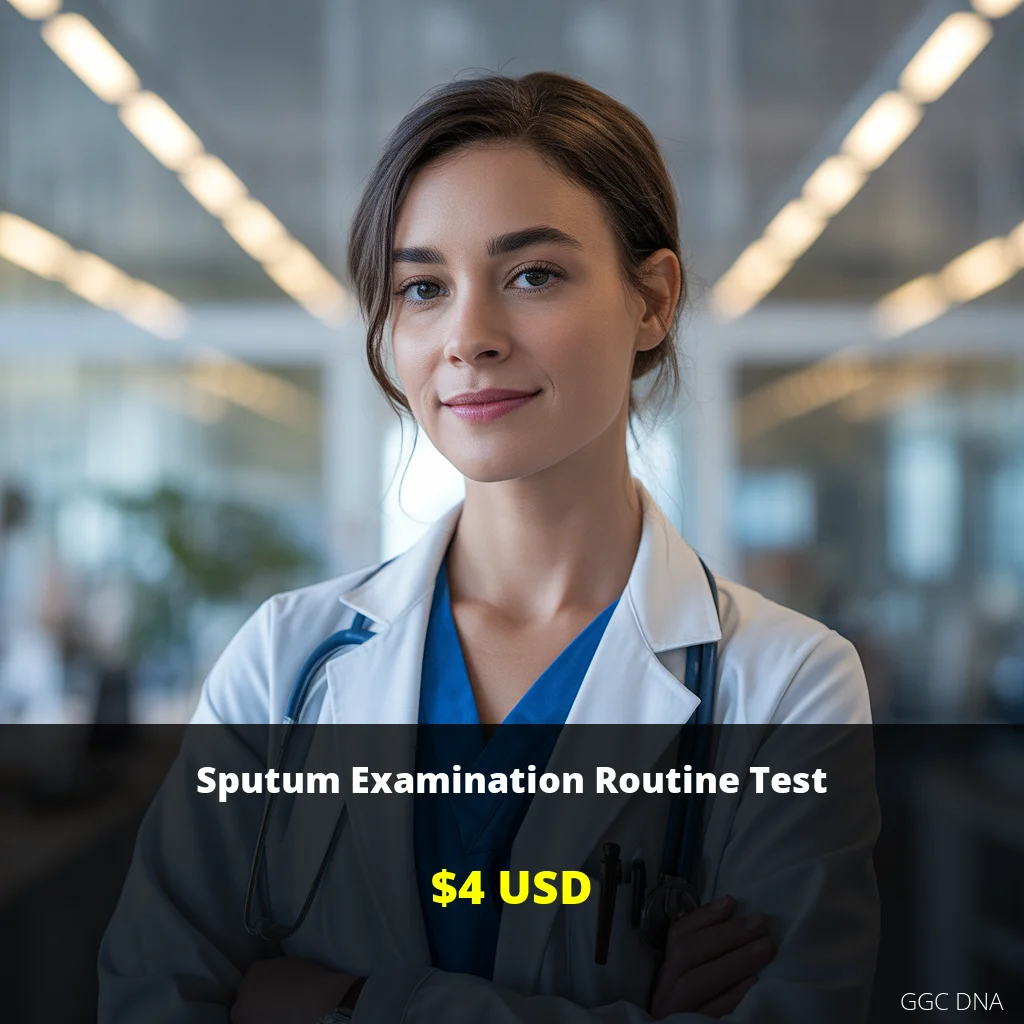 Sputum Examination Routine Test - $4 USD | Comprehensive Respiratory Analysis | Available Across USA