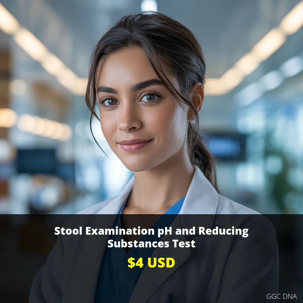 Stool Examination pH & Reducing Substances Test - $4 USD | Comprehensive Digestive Analysis in USA
