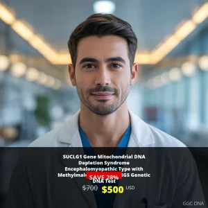 SUCLG1 Gene Mitochondrial DNA Depletion Syndrome Test | $500 USD | USA | NGS Genetic Testing