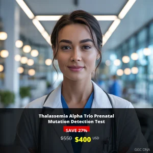 Thalassemia Alpha Trio Prenatal Mutation Detection Test USA - $400 USD | Comprehensive Genetic Screening