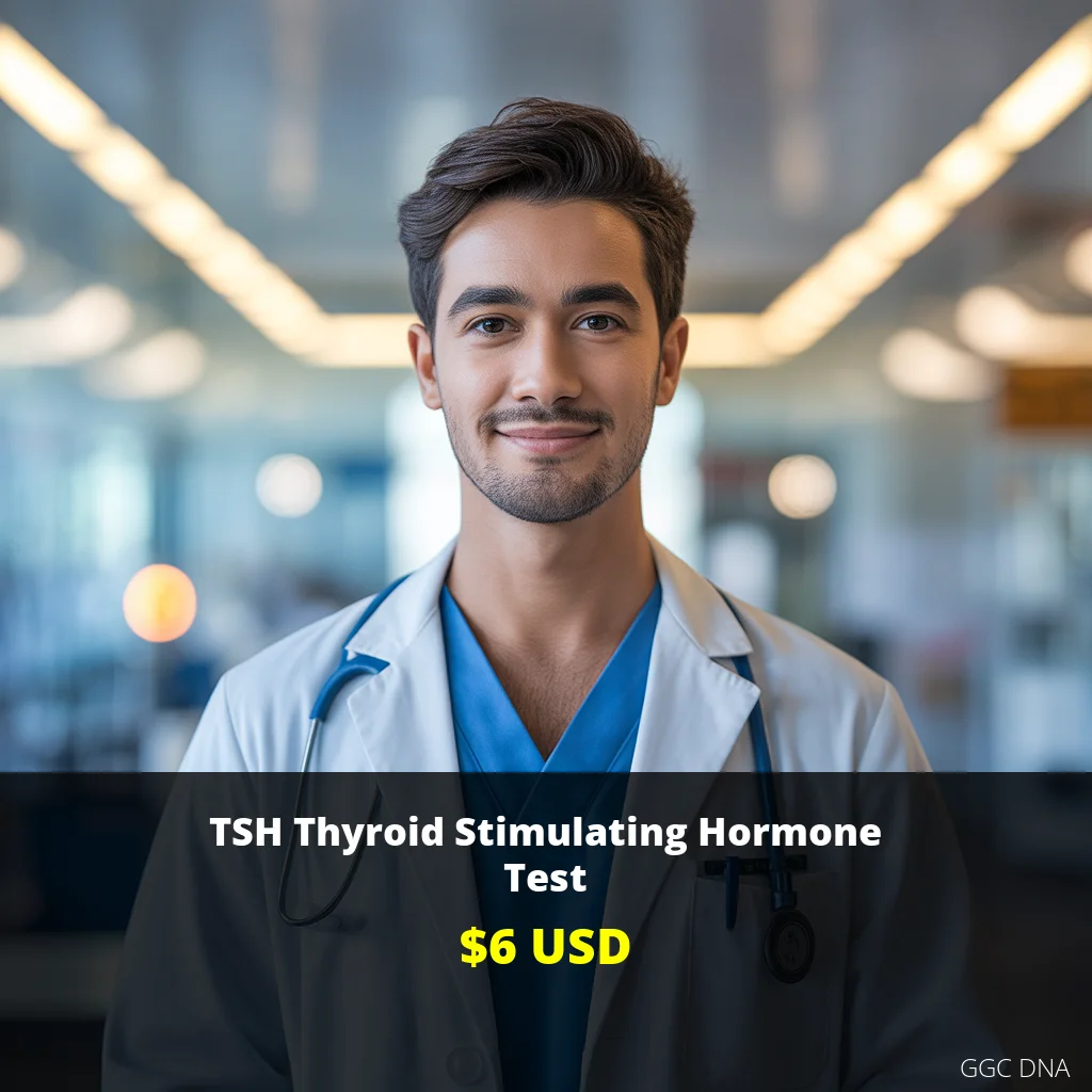 TSH Thyroid Stimulating Hormone Test - $6 USD | Comprehensive Thyroid Function Testing Available Across USA