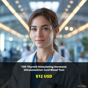 TSH Thyroid Stimulating Hormone Ultrasensitive Cord Blood Test - $12 USD | USA | Newborn Thyroid Screening