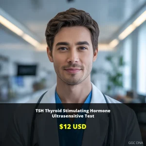 TSH Thyroid Stimulating Hormone Ultrasensitive Test USA - $12 USD | Thyroid Function Testing | GGC DNA