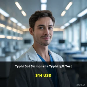 Typhi Dot Salmonella Typhi IgM Test - $14 USA | Typhoid Fever Detection & Diagnosis