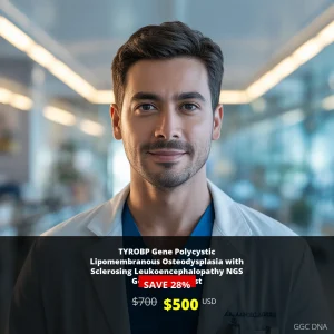 TYROBP Gene PLOSL NGS DNA Test USA - $500 | Comprehensive Neurological Genetic Testing for Polycystic Lipomembranous Osteodysplasia with Sclerosing Leukoencephalopathy