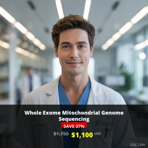 Whole Exome Mitochondrial Genome Sequencing Test USA - $1100 USD | Comprehensive Mitochondrial DNA Analysis