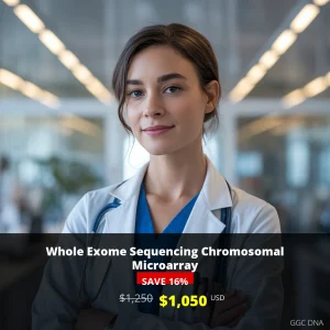 Whole Exome Sequencing Chromosomal Microarray Test USA - $1050 USD | Comprehensive Genetic Analysis