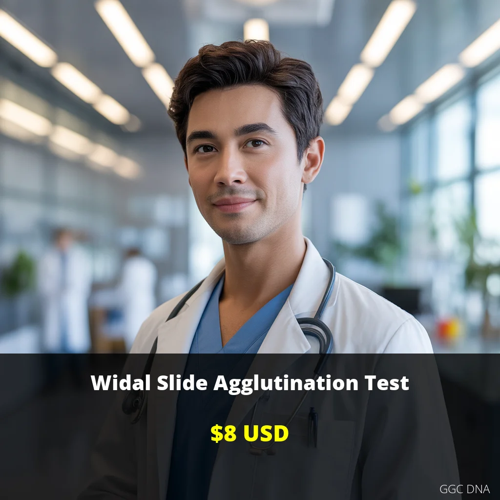 Widal Slide Agglutination Test - Typhoid Fever Diagnosis | $8 USD | USA
