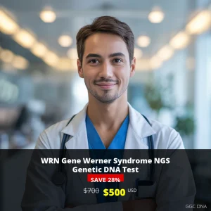 WRN Gene Werner Syndrome NGS Genetic DNA Test | $500 USD | USA | General Genetics Corporation