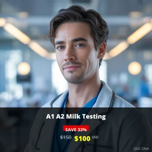 A1 A2 Milk Testing USA - Comprehensive Dairy Protein Analysis | $100 USD | GGC DNA
