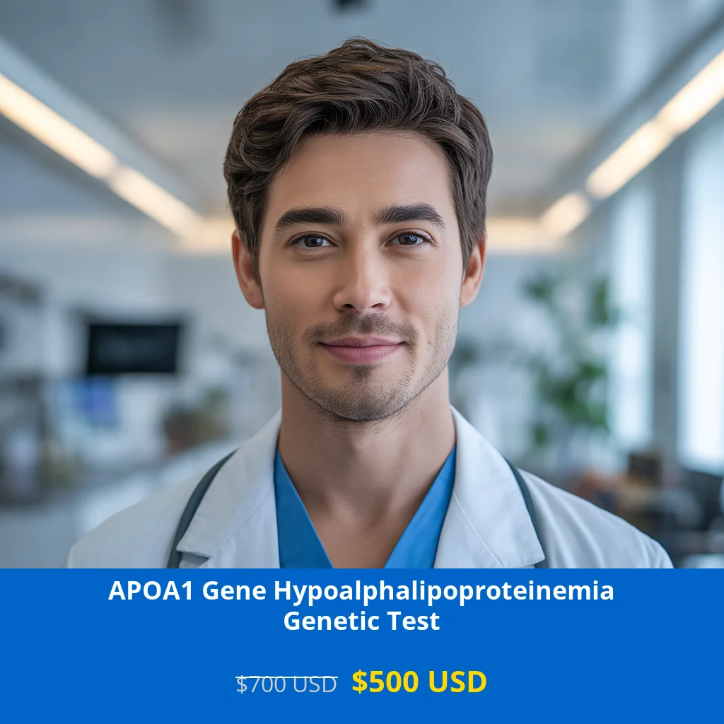 Get comprehensive APOA1 Gene Hypoalphalipoproteinemia NGS Genetic DNA testing for only $500 USD. Advanced NGS technology detects genetic mutations causing low HDL cholesterol levels. Available nationwide in major US cities including New York