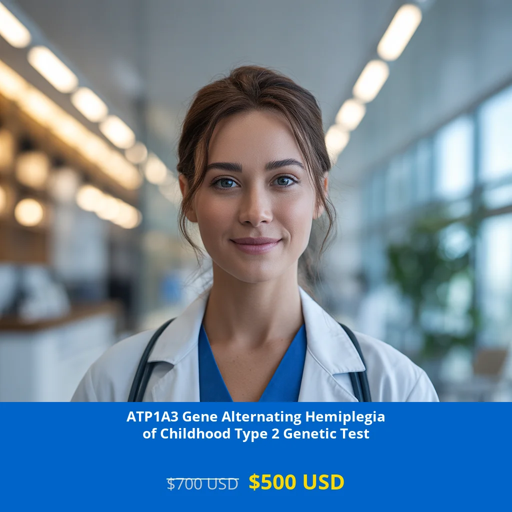 Get comprehensive ATP1A3 gene testing for Alternating Hemiplegia of Childhood Type 2 in USA. Advanced NGS technology detects neurological genetic disorders. Book your $500 DNA test today in New York