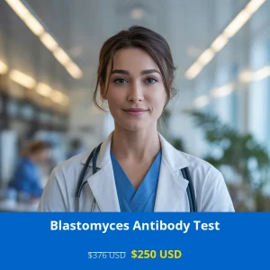 Get accurate Blastomyces Antibody testing for $250 USD across USA. Detect blastomycosis fungal infections early with reliable immunodiffusion testing. Available in New York