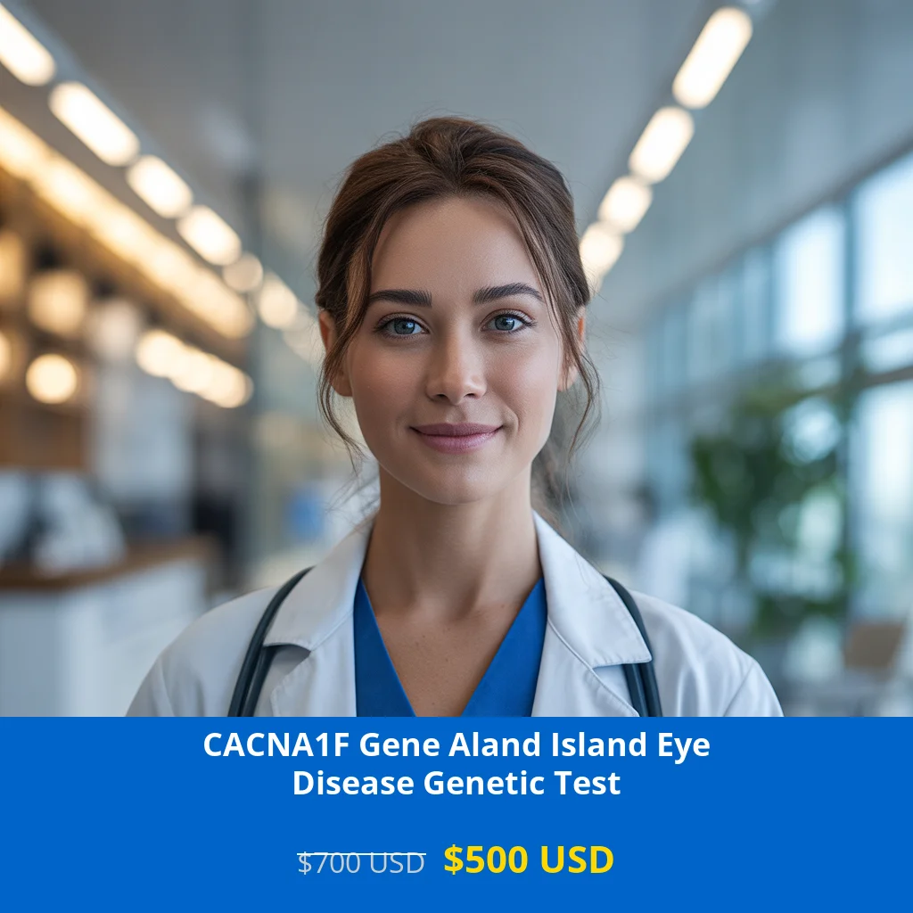 Get comprehensive CACNA1F Gene Aland Island Eye Disease NGS Genetic DNA Test for only $500 in USA. Advanced genetic testing for inherited eye disorders available in New York