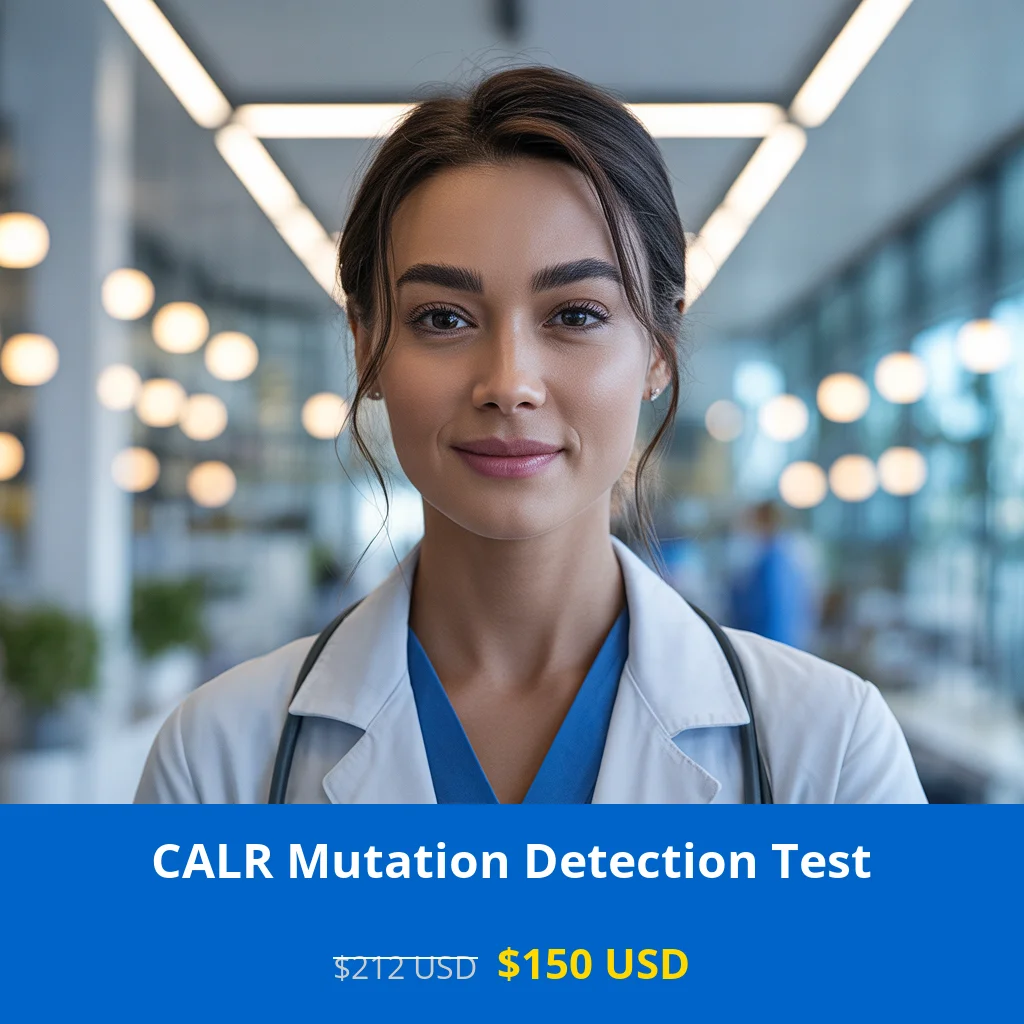 Get comprehensive CALR Mutation Detection testing for myeloproliferative neoplasms in USA for only $150 USD. Early detection of CALR gene mutations helps diagnose essential thrombocythemia and primary myelofibrosis. Available in New York