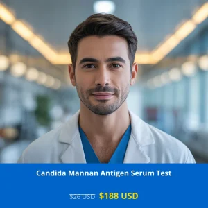 Get the Candida Mannan Antigen Serum Test for only $188 USD in USA. Early detection of systemic Candida infections in immunocompromised patients. Available in New York