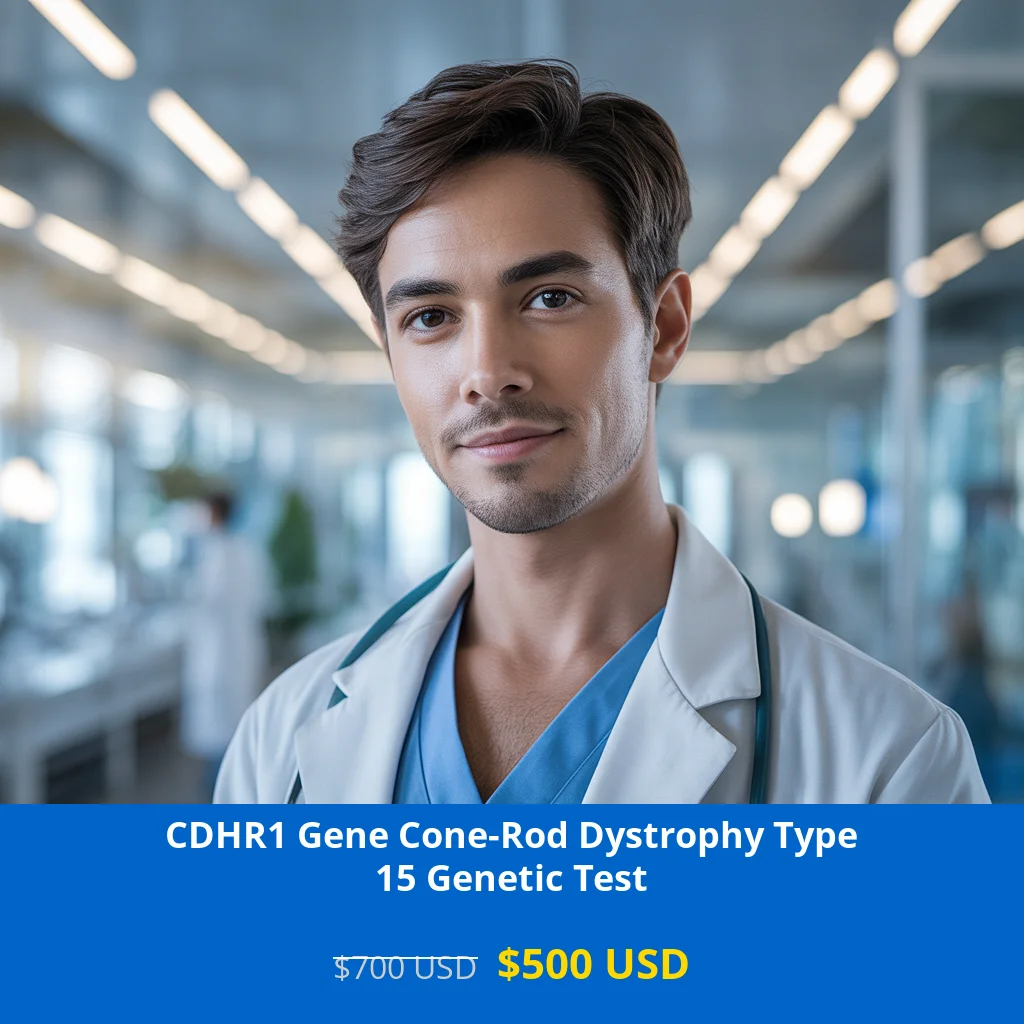 Get comprehensive CDHR1 Gene Cone-Rod Dystrophy Type 15 NGS Genetic DNA Testing for $500 in USA. Advanced NGS technology detects inherited retinal disorders. Available in New York
