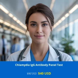 Get comprehensive Chlamydia IgG Antibody Panel testing across USA for only $40 USD. Detect Chlamydia trachomatis and Chlamydophila pneumoniae antibodies with reliable results in 1 week. Book your confidential STD screening in New York