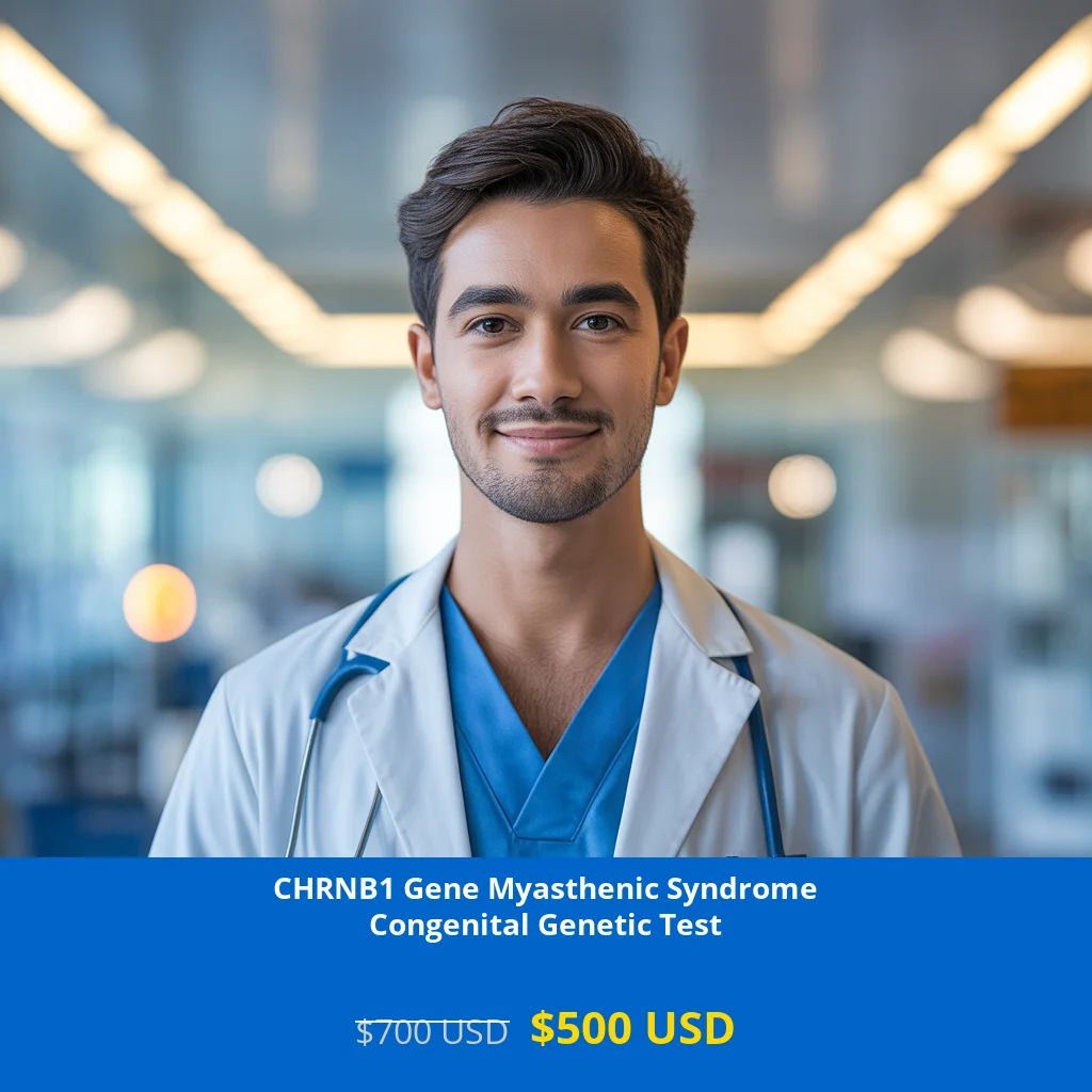 Get comprehensive CHRNB1 Gene Myasthenic Syndrome Congenital NGS Genetic DNA Test for only $500 USD. Advanced neurological genetic testing available across USA including New York