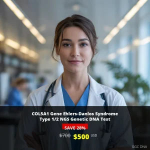 COL5A1 Gene Ehlers-Danlos Syndrome Type 1/2 NGS Genetic DNA Test - $500 USD | Comprehensive Genetic Testing USA